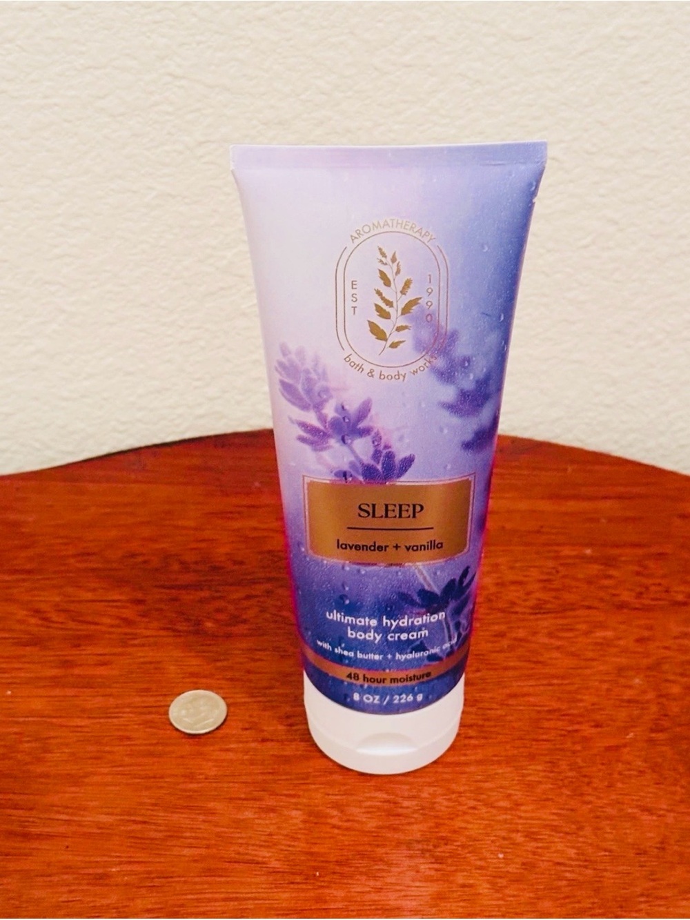 Bath & Body Works Sleep Lavender + Vanilla Purple Body Cream